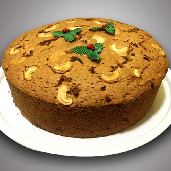 Send Delicious Dry Golden Fruit Cake Online