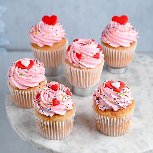 Send Delightful Strawberry Cupcake Online