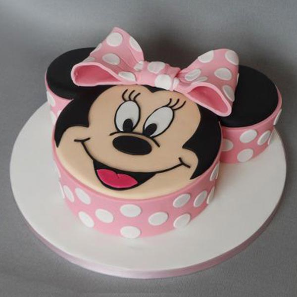 Send Deluxe Polka Dots Minnie Mouse Cake Online