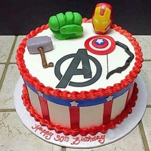Send Designer Avengers Cake Online