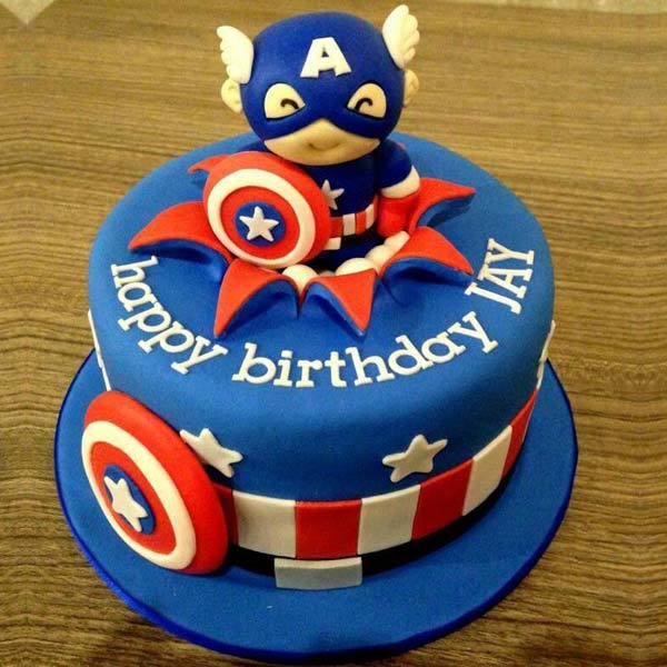 Send Designer Captain America Cake Online