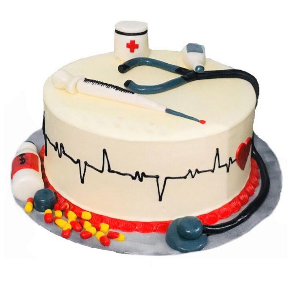 Send Designer Doctors themed cake Online