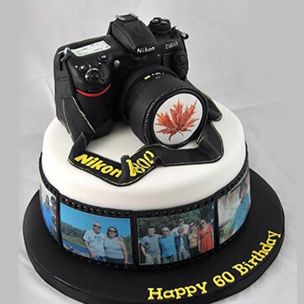 Send DSLR and Picture Reel Cake Online