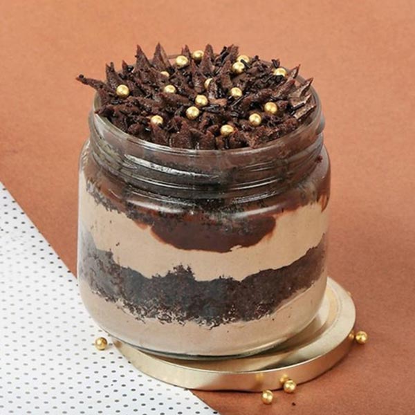 Send Eggless Chocolate Cake in Jar Online