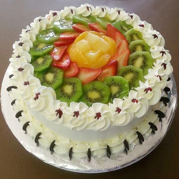 Send Fresh Vanilla Fruit Cake Online