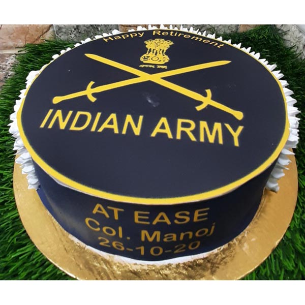 Send Galantry Indian Army Cake  Online