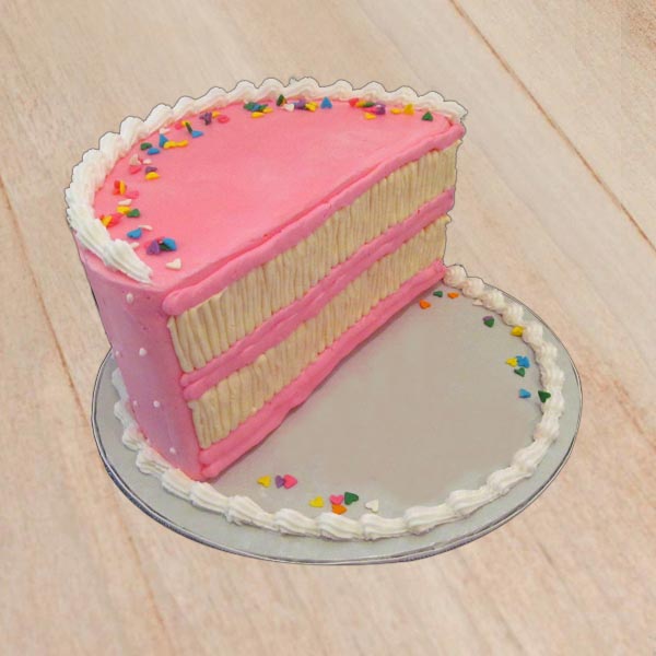 Send half-birthday-pink-cake  Online