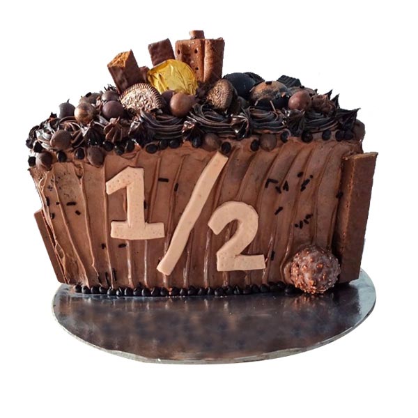 Send half-smooth-chocolate-cake Online