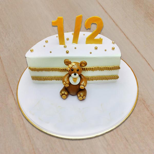 Send half-vanilla-teddy-cake Online