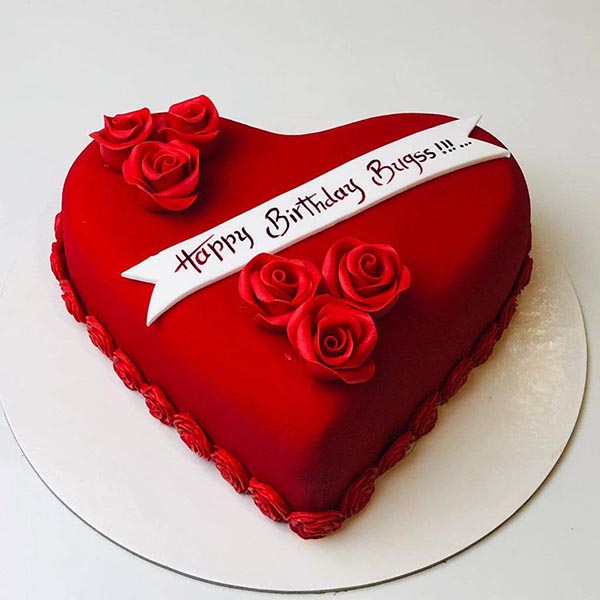 Send Heart Shape Red Velvet Cake for Valentine Online