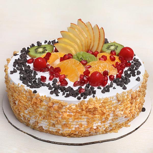 Send Lavish Vanilla Fruit Cake Online - GAL22-109389 | Giftalove