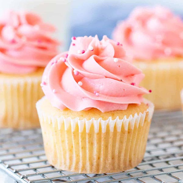 Send Luscious Strawberry Cupcake Online