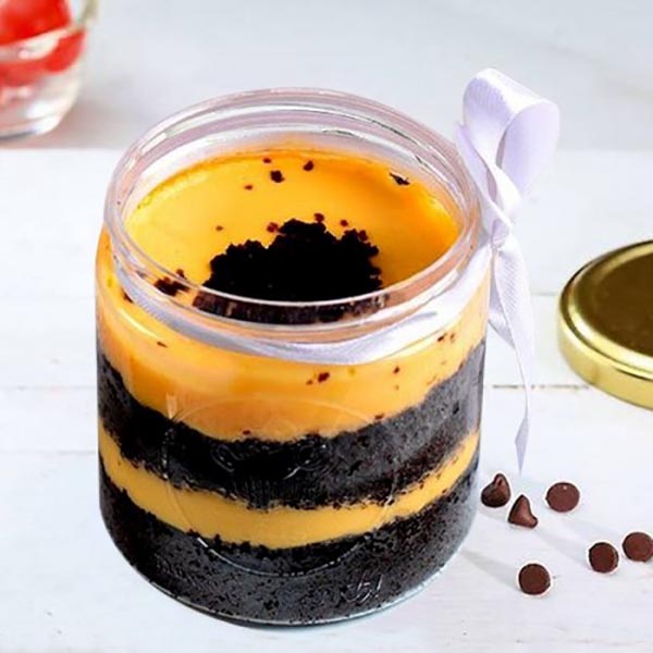 Send Mango Oreo Jar Cake Online