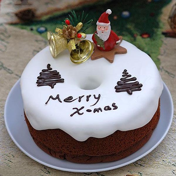Send Merry Xmas Chocolate Fondant  Online