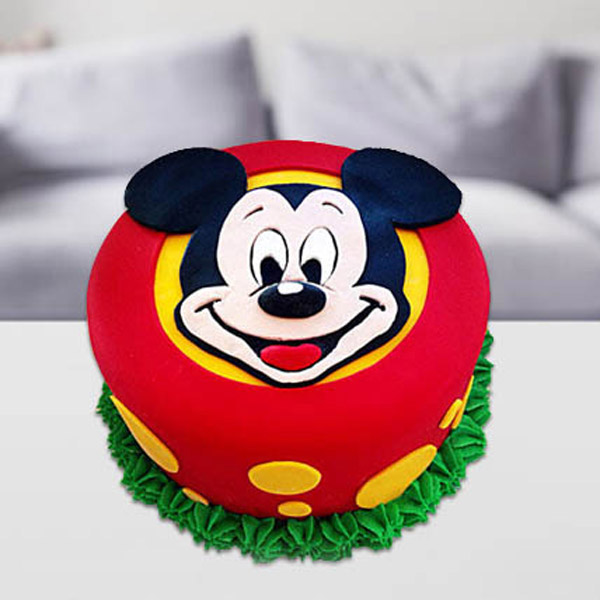 Send Mickey Mouse Chocolate Fondant Cake Online