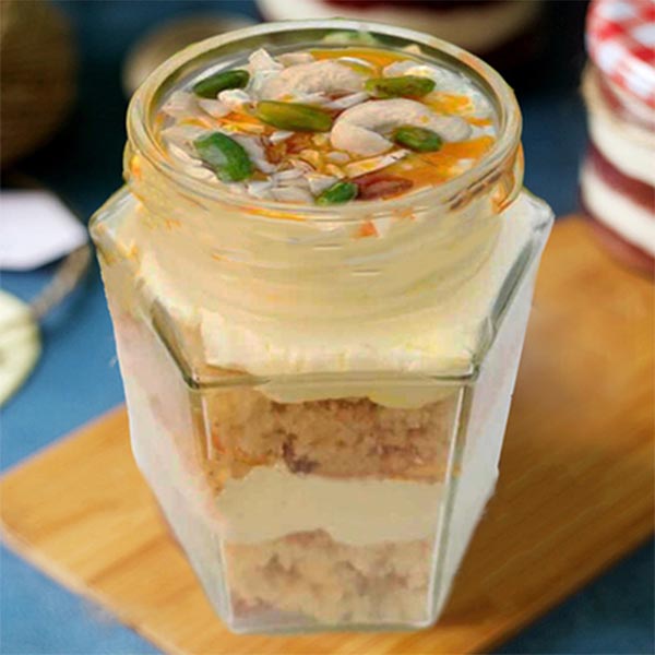 Send Nutty Vanilla Jar Cake Online