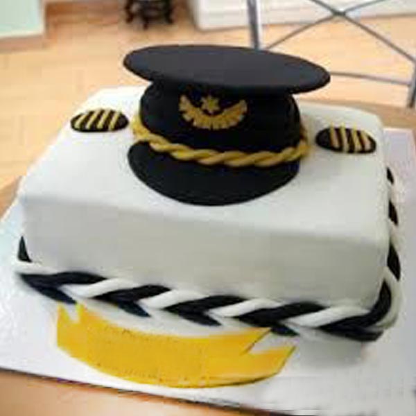 Send Pilot Uniform cake Online