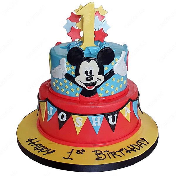 Send Pineapple Fondant Mickey Mouse Cake Online