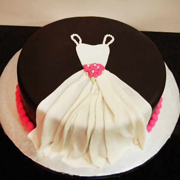 Send Pink Bride To Be Cake Online