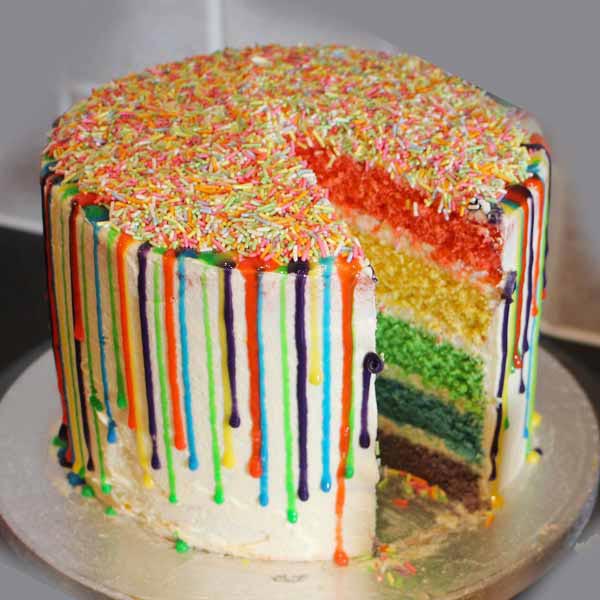 Send Rainbow Cake Online