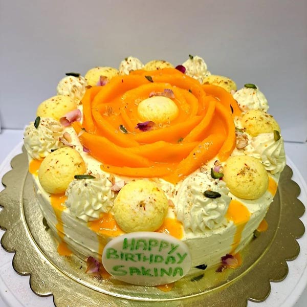 Send Ras Malai Mango Cake Online