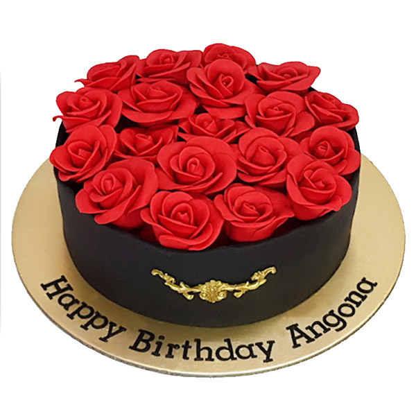 Send Rose Designer Chocolate Cake Online