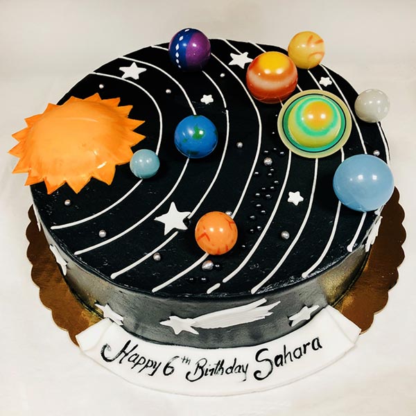 Send Solar System Theme Cake Online