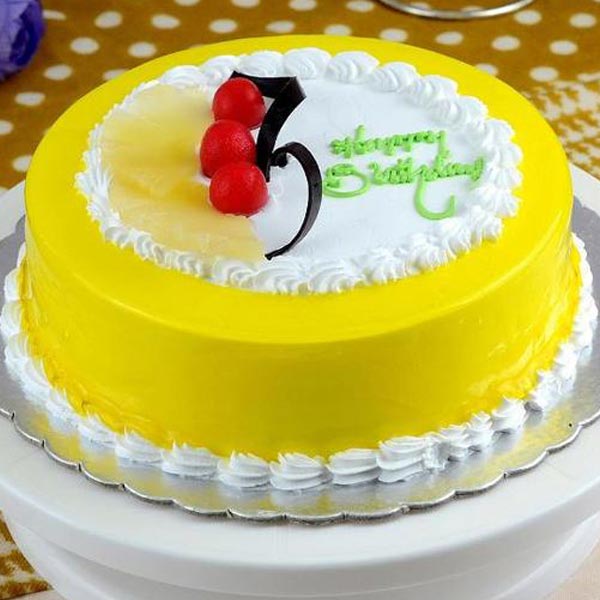 Send Sugar Free Pineapple Cake with Cherry Topping Online
