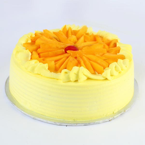 Send Sumptuous Cream Mango Cake Online