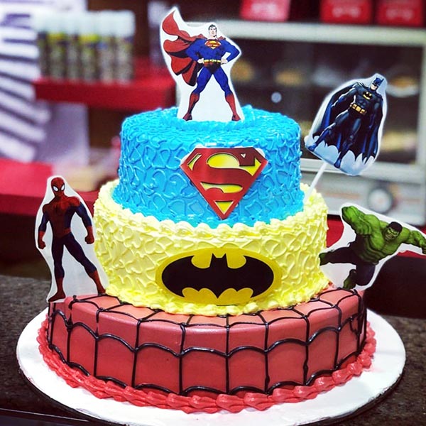 Send Super Hero Theme Designer Cake Online