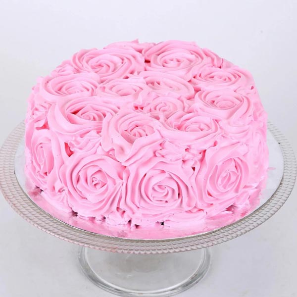 Send Swirly Frosting Strawberry Cake Online