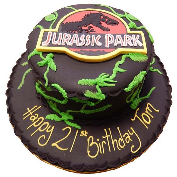 Send T-Rex Themed Fondant Cake Online