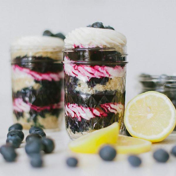 Send Tasty Blueberry Jar Cake Online