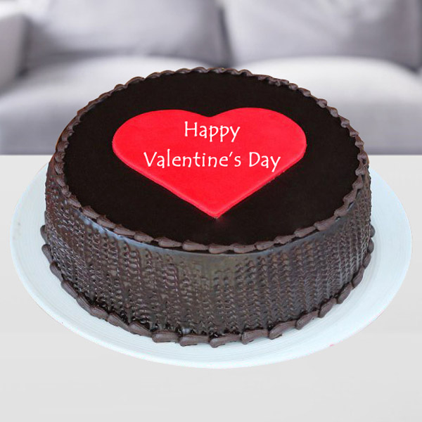 Send Valentine Chocolate Cake Online