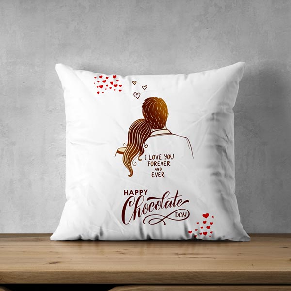 Send Valentine Chocolate Day Cushion  Online