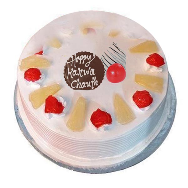 Send Vanilla Cake for Karwachauth Online