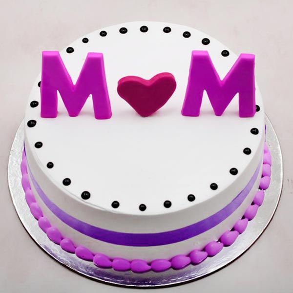 Send Vanilla Designer Cake for Mom Online