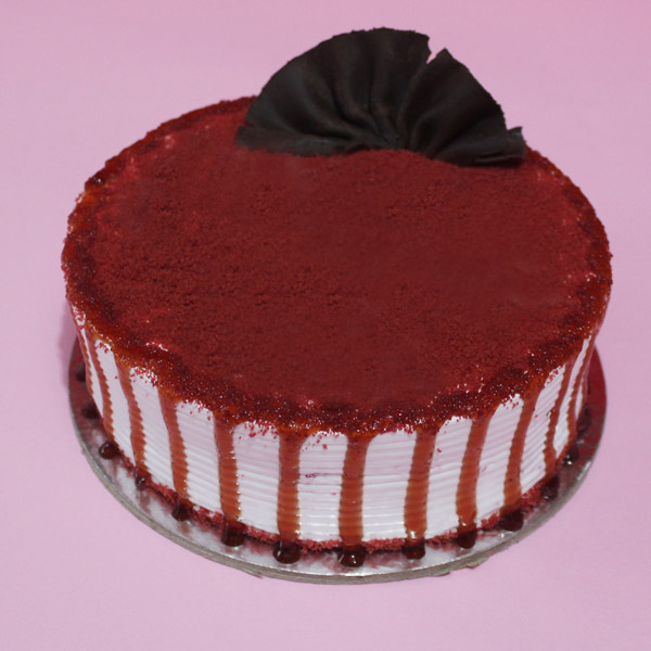 Send Yummy Red Velvet Designer Cake Online